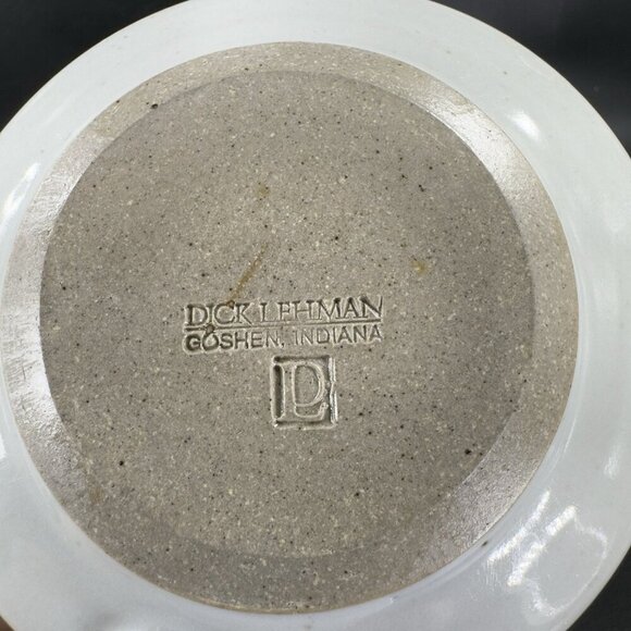 Dick Lehman Studio Art Pottery Oil Lamp Goshen Indiana New Unused Lamp VTG - Picture 6 of 15